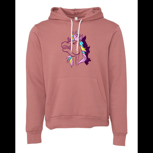 Colorful Unicorn Bella canvas hoodie 3719